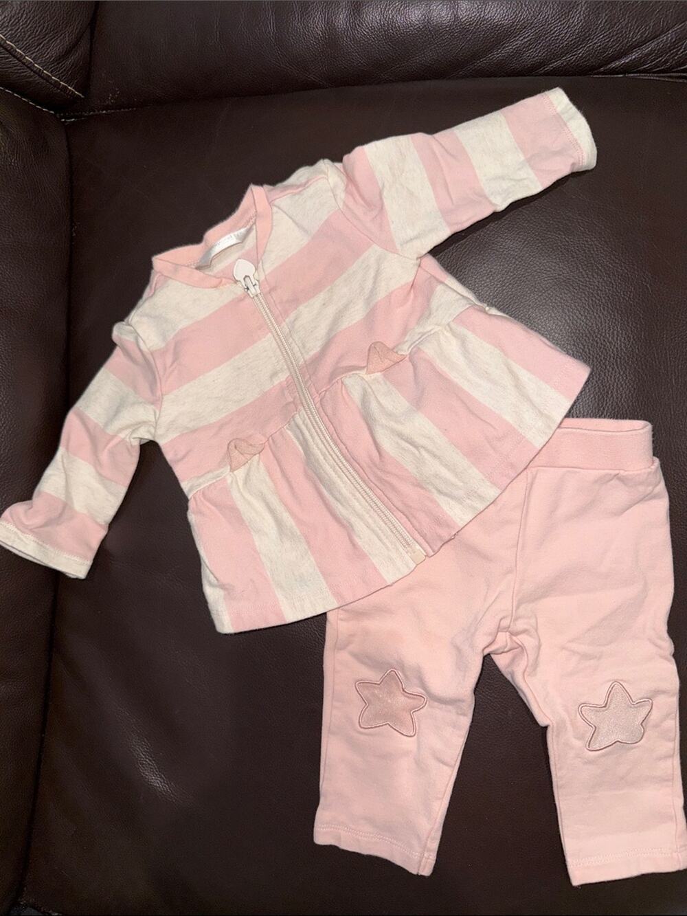Mayoral baby girl 2 piece jacket and pants set 2-4 months